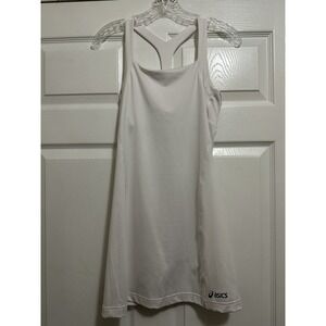 Asics Women's White Size M Dress Tennis, Pickleball,Badminton, Activewear Summer